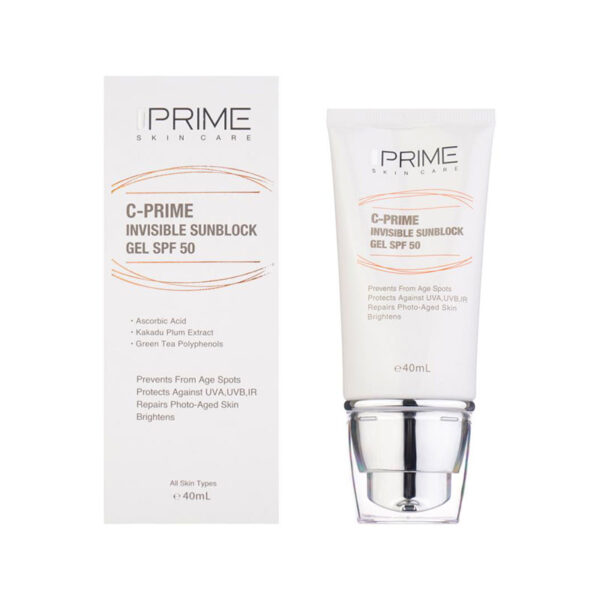 Clear Prime SPF 50 C Prime Sunscreen Gel 40 ml 4