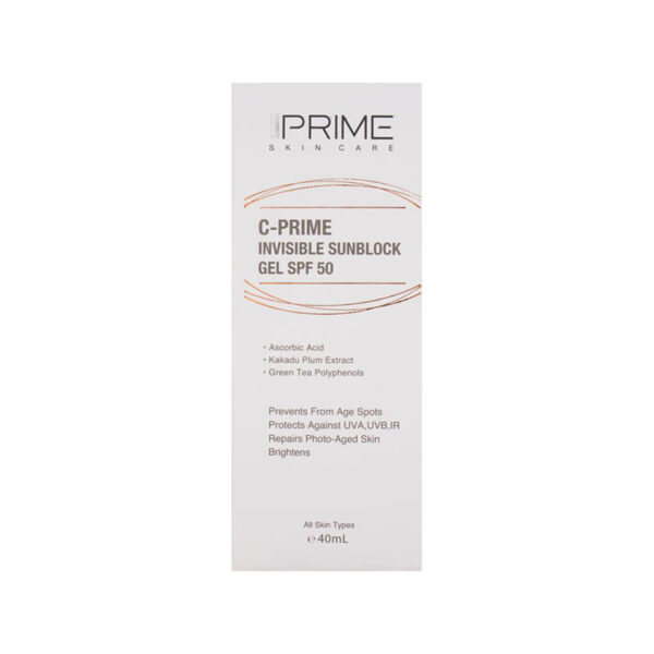 Clear Prime SPF 50 C Prime Sunscreen Gel 40 ml 5