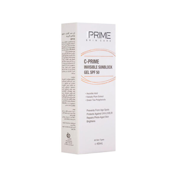 Clear Prime SPF 50 C Prime Sunscreen Gel 40 ml 6