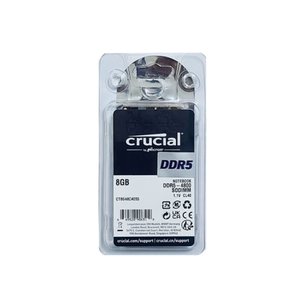 Crucial RAM 8GB DDR5 4800 MHz PC5 38400 CL40 Laptop Memory 2