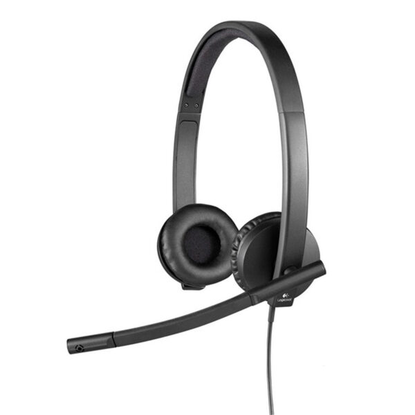 Logitech H650 Dual USB wired headset 3