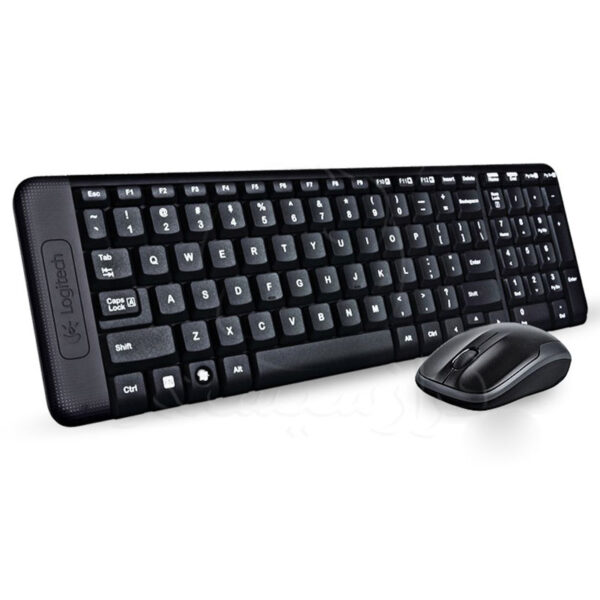 Logitech MK220 Wireless Keyboard Mouse Combo English Keypad LapTop Optical Ergonomics