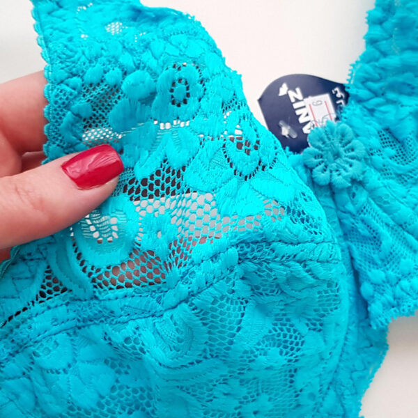 Paniz Womens Underwear Set Underwire Code 9015 Turquoise 1 2