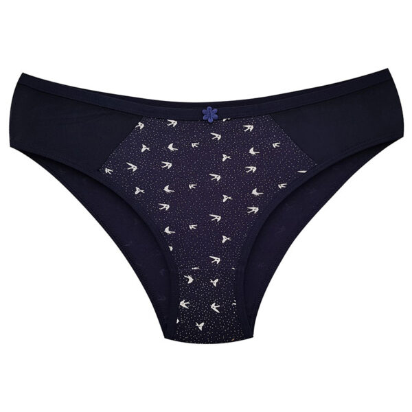 Paniz Womens Underwear Set Wired Bra Model 9046 Navy Blue 6