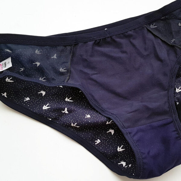 Paniz Womens Underwear Set Wired Bra Model 9046 Navy Blue 7