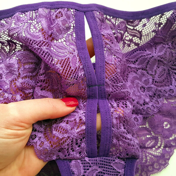 Paniz Womens Underwear Set Wirefree Hipster Code 9035 Purple 4