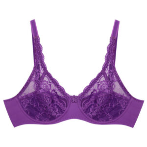 Paniz womens bra guipure model with spring code 66364 new purple color 1