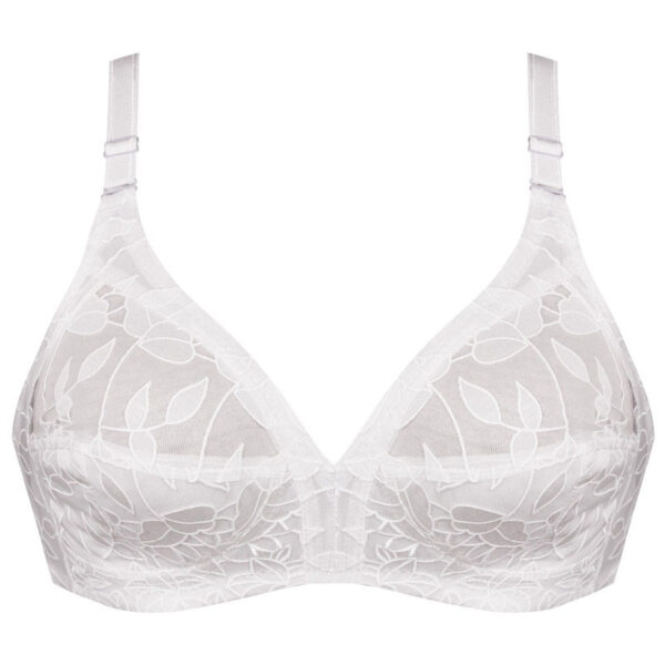 Paniz womens bra without underwire model 66508 10 white color 1
