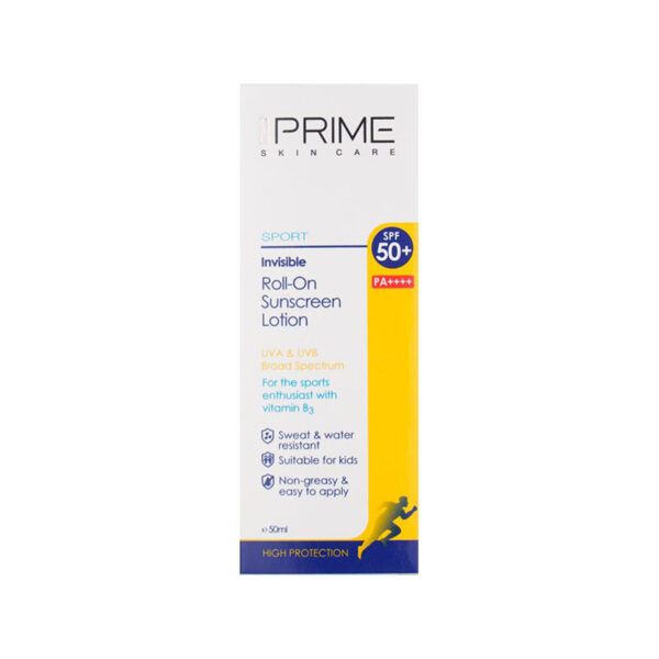 Prime Invisible Roll On Sunscreen Lotion 50ml 6