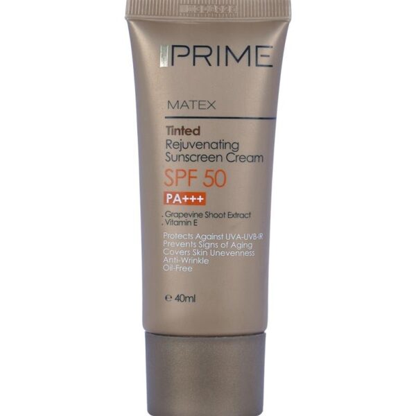 Prime Matex Tinted SPF50 Sunscreen Cream 1