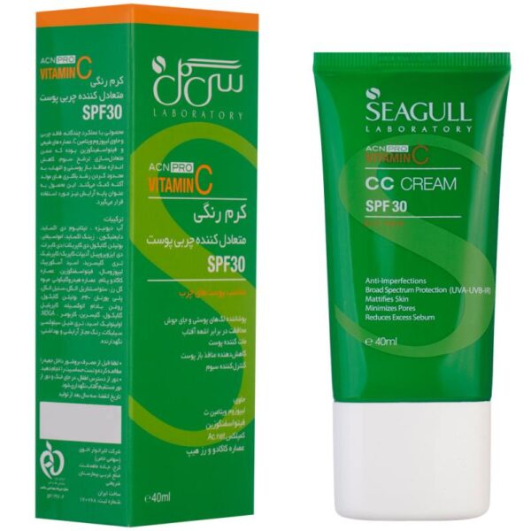 Seagull Balancing Skin Oil CC Cream SPF30 40 ml 4