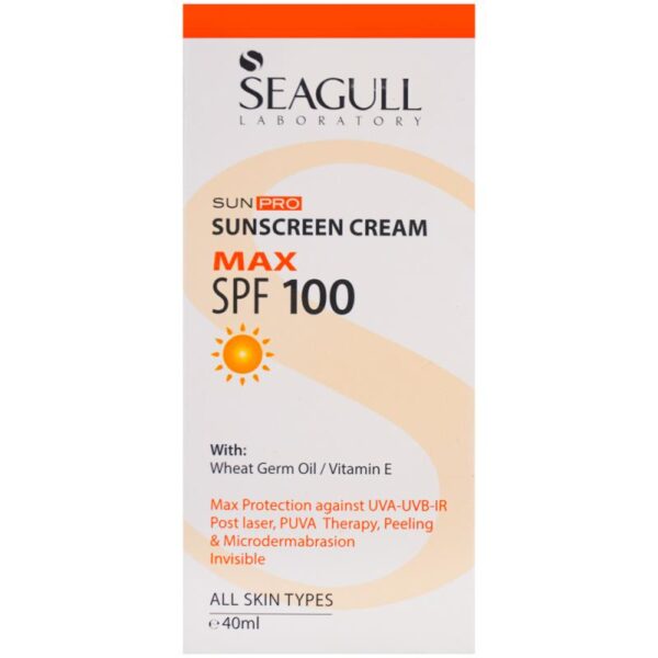 Seagull SPF100 Sunpro Sunscreen Cream 40 ml 5