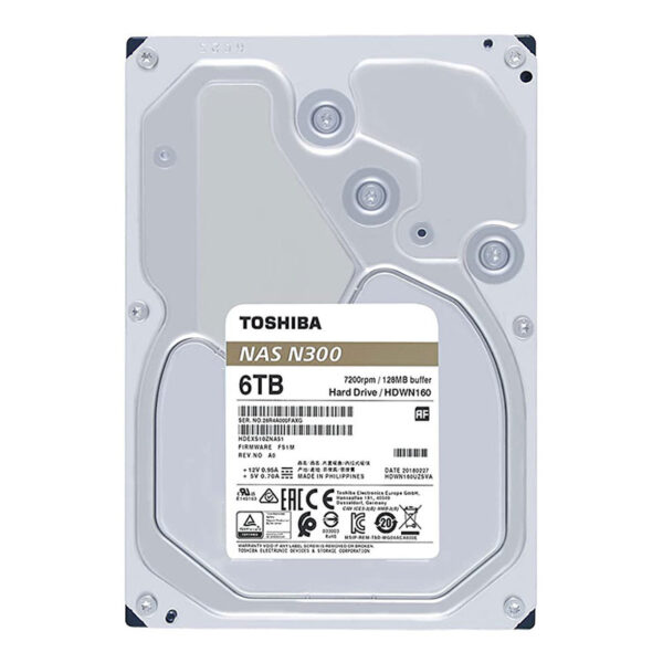 Toshiba N300 6TB Internal Hard Disk 4