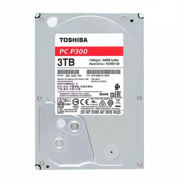 Toshiba P300 7200Rpm 64MB Cache SATAIII HDD 2