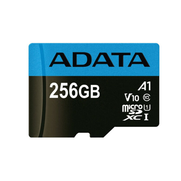 adata micro sdxc uhs i v10 r100 w25adp 256gb memory card 1