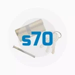 سیلندر مغزی قفل برنجی S70 بروکس