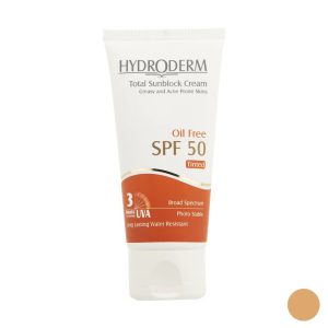 کرم ضد آفتاب رنگی SPF50 فاقد چربی 50ml هیدرودرم